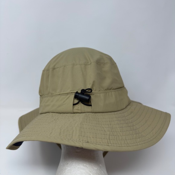 Tommy Bahama Mens Khaki Nylon Boonie Sun Hat Wide Brim Fishing M/L MSAMC1K-KHAKI - Picture 4 of 9